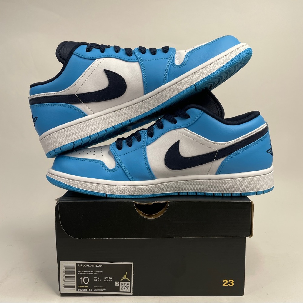 Nike Air Jordan 1 Retro Low “UNC/Obsidian” 2023 - Picture 3 of 8